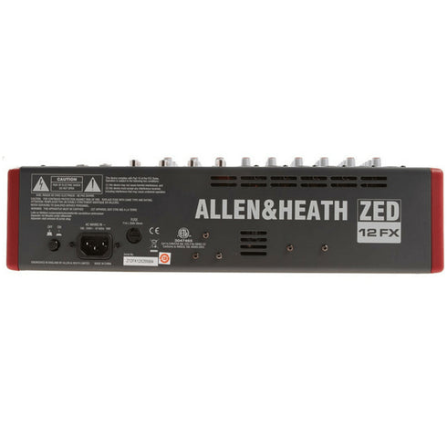 Allen & Heath ZED12FX Multipurpose USB Mixer With Effects